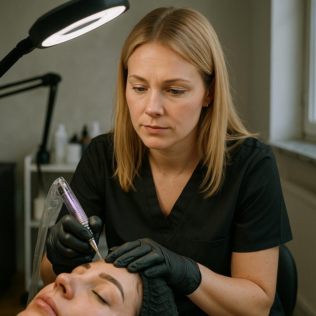 Den natten då jag lärde mig konstformen permanent makeup
